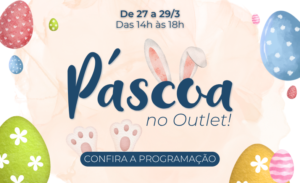 Porto Belo Outlet Premium promove Páscoa gratuita com caça aos ovos