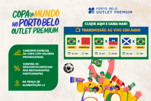 Jogos do Brasil no Porto Belo Outlet Premium